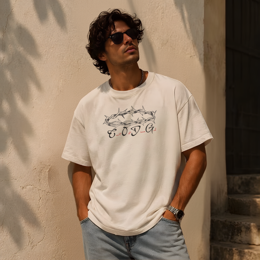 Polera Cristiana Can't Out Dream God | Corona de Espinas